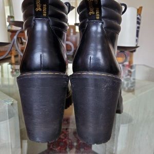 Dr martens high healed boots